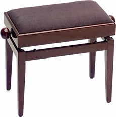 PB55MHPVBR Mahogany Pianobench Brown Velv U PB55MHPVBR Mahogany Pianobench Brown Velv U