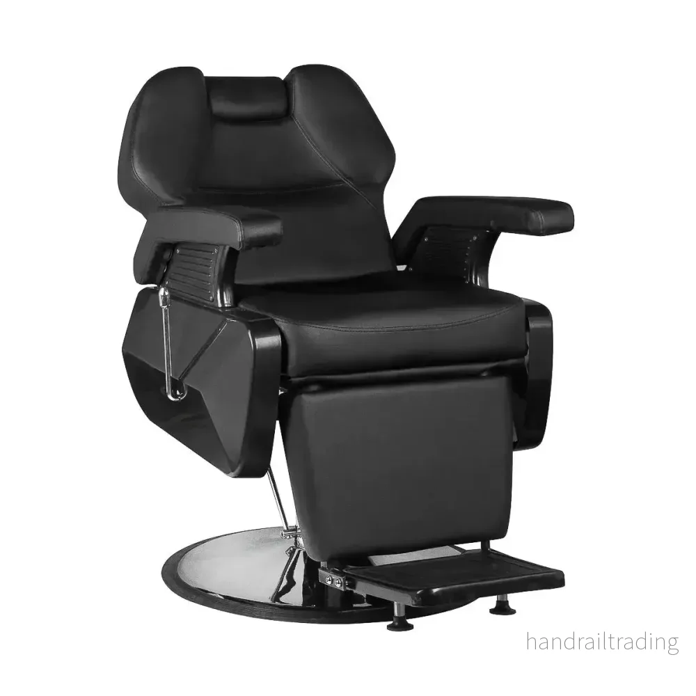 New york black barber chair