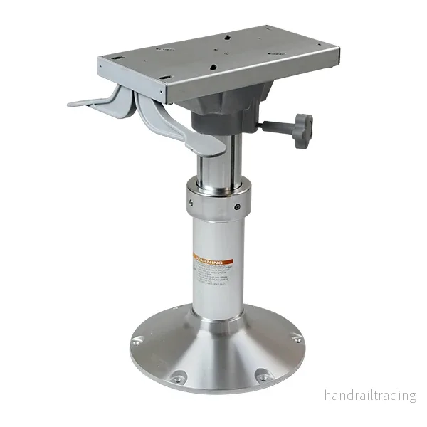 ESM SHD gasdämpad stolstativ med sv. och glide H:43-61cm