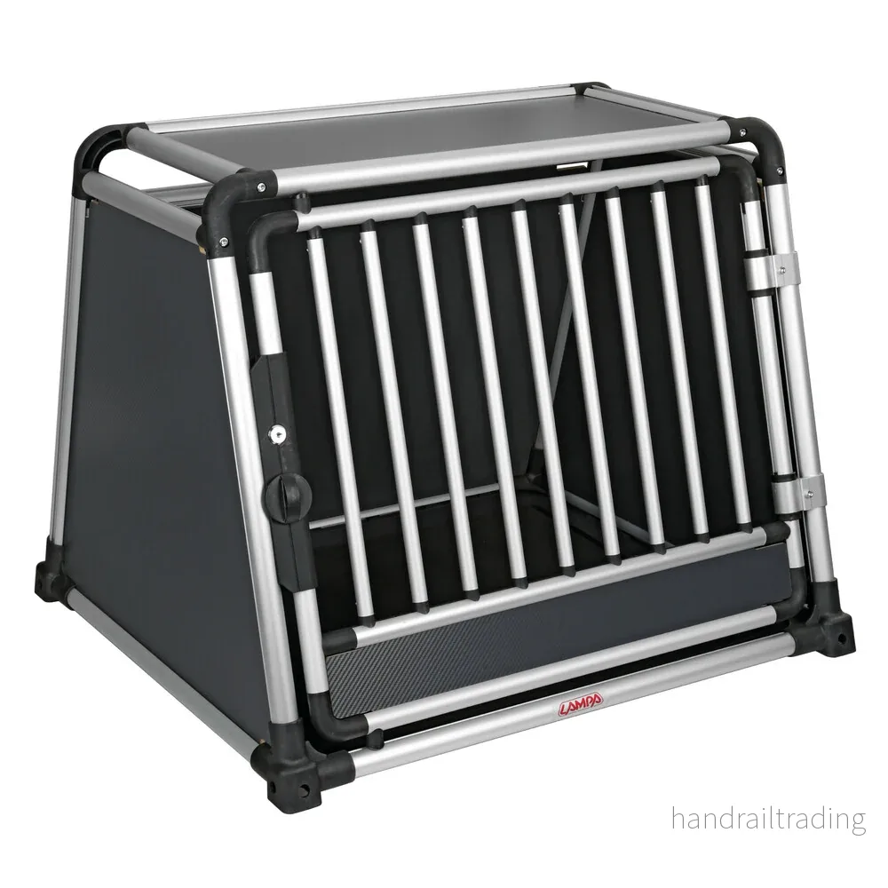Premium hundbur i aluminium för personbil – Typ 3 – 83 × 73 × H 66 cm Premium hundbur i aluminium för personbil – Typ 3 – 83 × 73 × H 66 cm