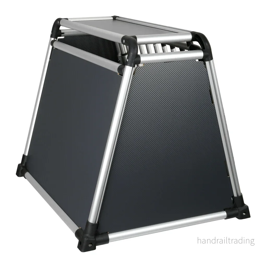 Premium hundbur i aluminium för personbil – Typ 2 – 80 × 65 × H 66 cm - Bild 3