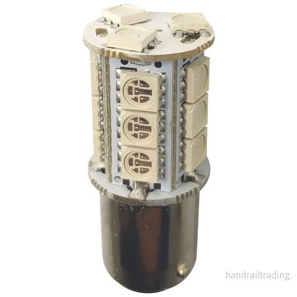 1852 LED-lanternlampa Bay15D, 10-36V 2,4/25W grön – 2 st. 1852 LED-lanternlampa Bay15D, 10-36V 2,4/25W grön – 2 st.