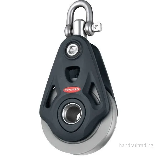 Ronstan Enkel block med swivel serie 60 core för vajer Ronstan Enkel block med swivel serie 60 core för vajer