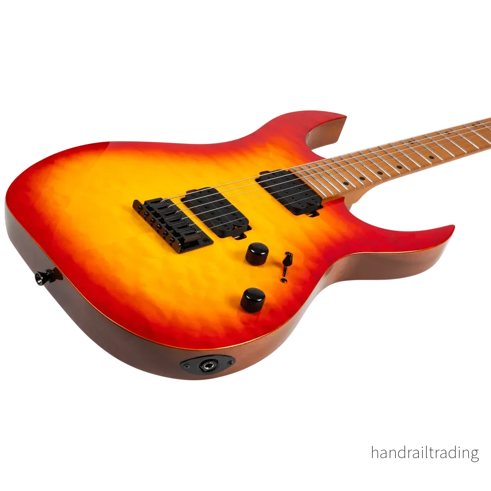 Spira Guitars S-500 QFB Fireburst - Bild 2