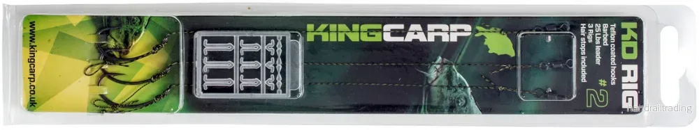 KD rig incl hairstops, 3pcs