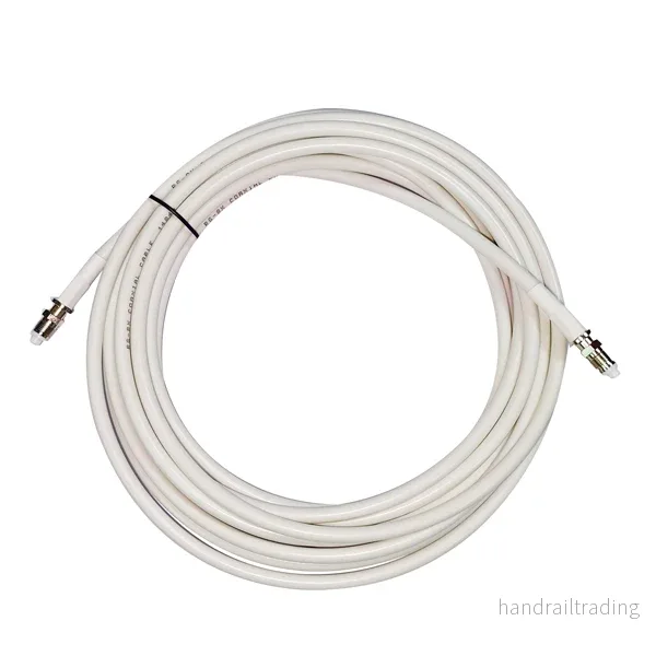 1852 VHF-kabel vit RG-8X lågförlust med FME-kontakt – 25m 1852 VHF-kabel vit RG-8X lågförlust med FME-kontakt – 25m