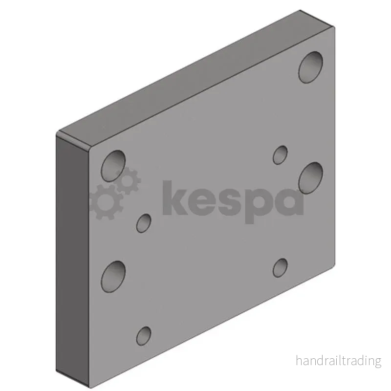Skruvplatta 120×55 M14 till 83×56 M10