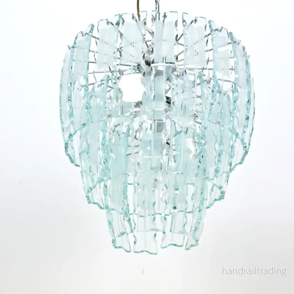 Italian glass chandelier 1960´s, Zero Quattro - Bild 3