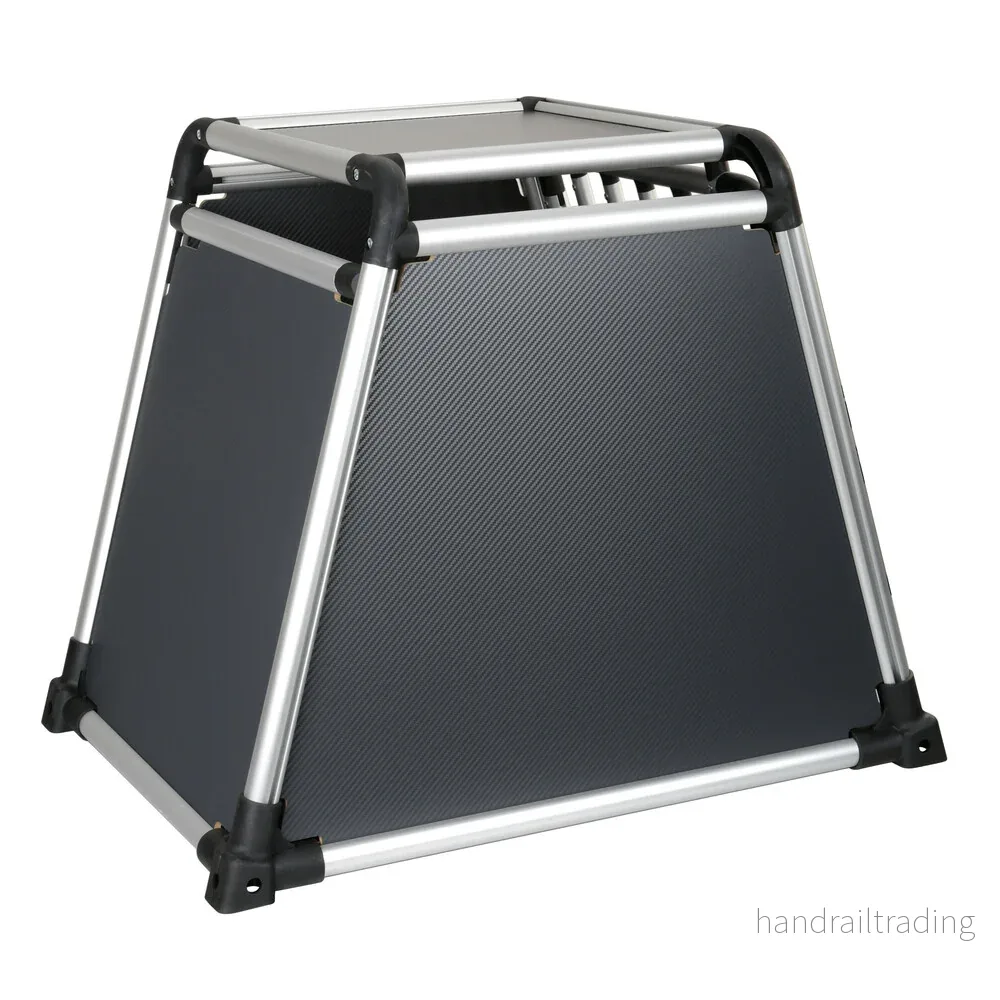 Premium hundbur i aluminium för personbil – Typ 4 – 55 × 75 × H 62 cm - Bild 3