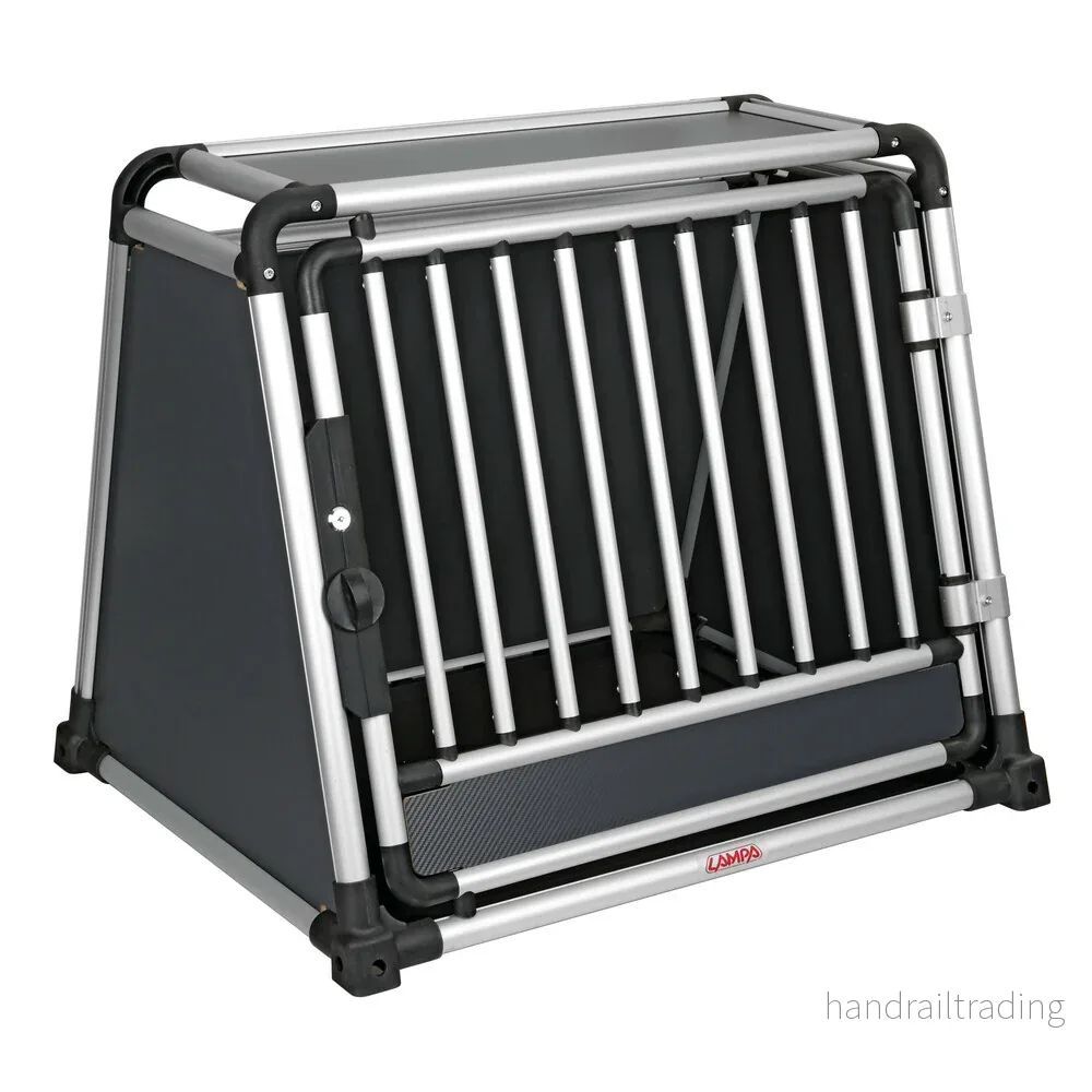 Premium hundbur i aluminium för personbil – Typ 2 – 80 × 65 × H 66 cm Premium hundbur i aluminium för personbil – Typ 2 – 80 × 65 × H 66 cm