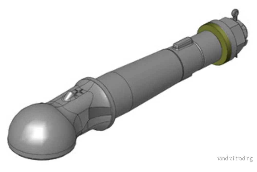 Kulhandske 80mm fast med runt skaft 80mm från Scharmüller
