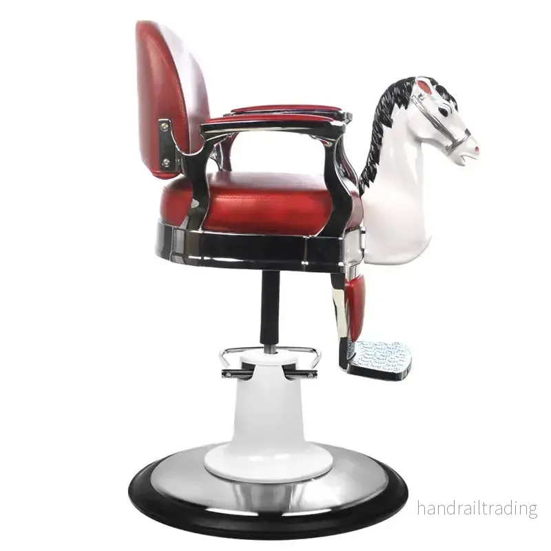 children's barber chair, maroon horse - Bild 2