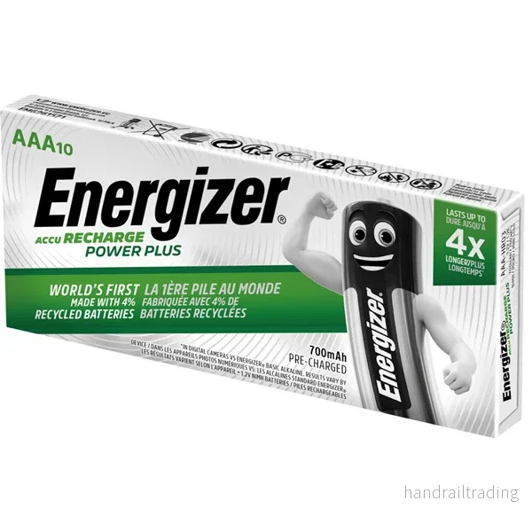 Energizer uppladdn.bart power plus AAA 700 mAh 10 stk Energizer uppladdn.bart power plus AAA 700 mAh 10 stk