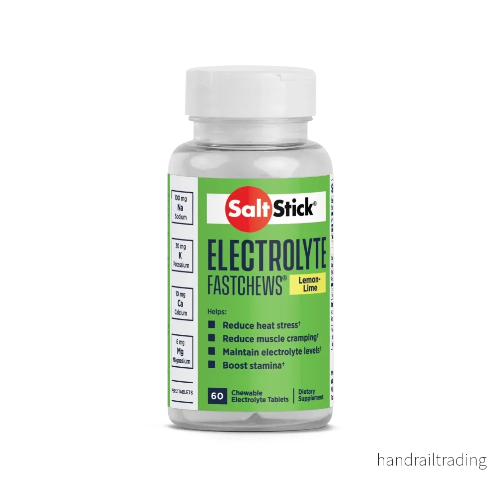 SaltStick Electrolyte Fastchews Lemon-Lime (60 tuggar) SaltStick Electrolyte Fastchews Lemon-Lime (60 tuggar)