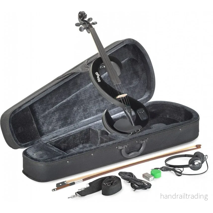 EVN4/4BK Elec.Vln&Hdphone+Softcase/Blck - Bild 2