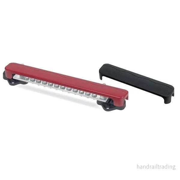 BEP kopplingsplint 12+12 svart/röd BEP kopplingsplint 12+12 svart/röd