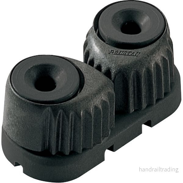 Ronstan Medelstor cleat, svart för 3-12 mm lina