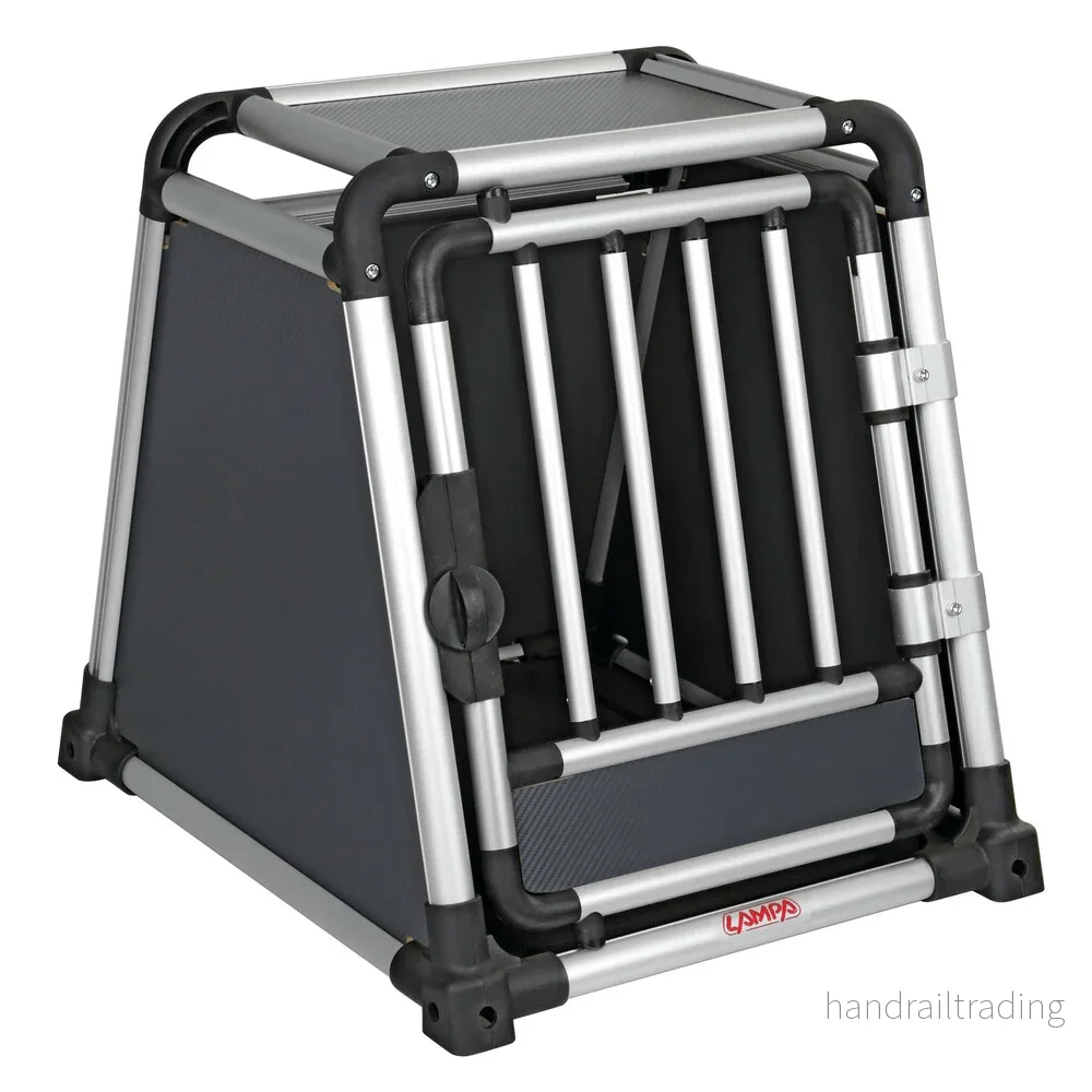 Premium hundbur i aluminium för personbil – Typ 1 – 50 × 60 × H 55 cm Premium hundbur i aluminium för personbil – Typ 1 – 50 × 60 × H 55 cm