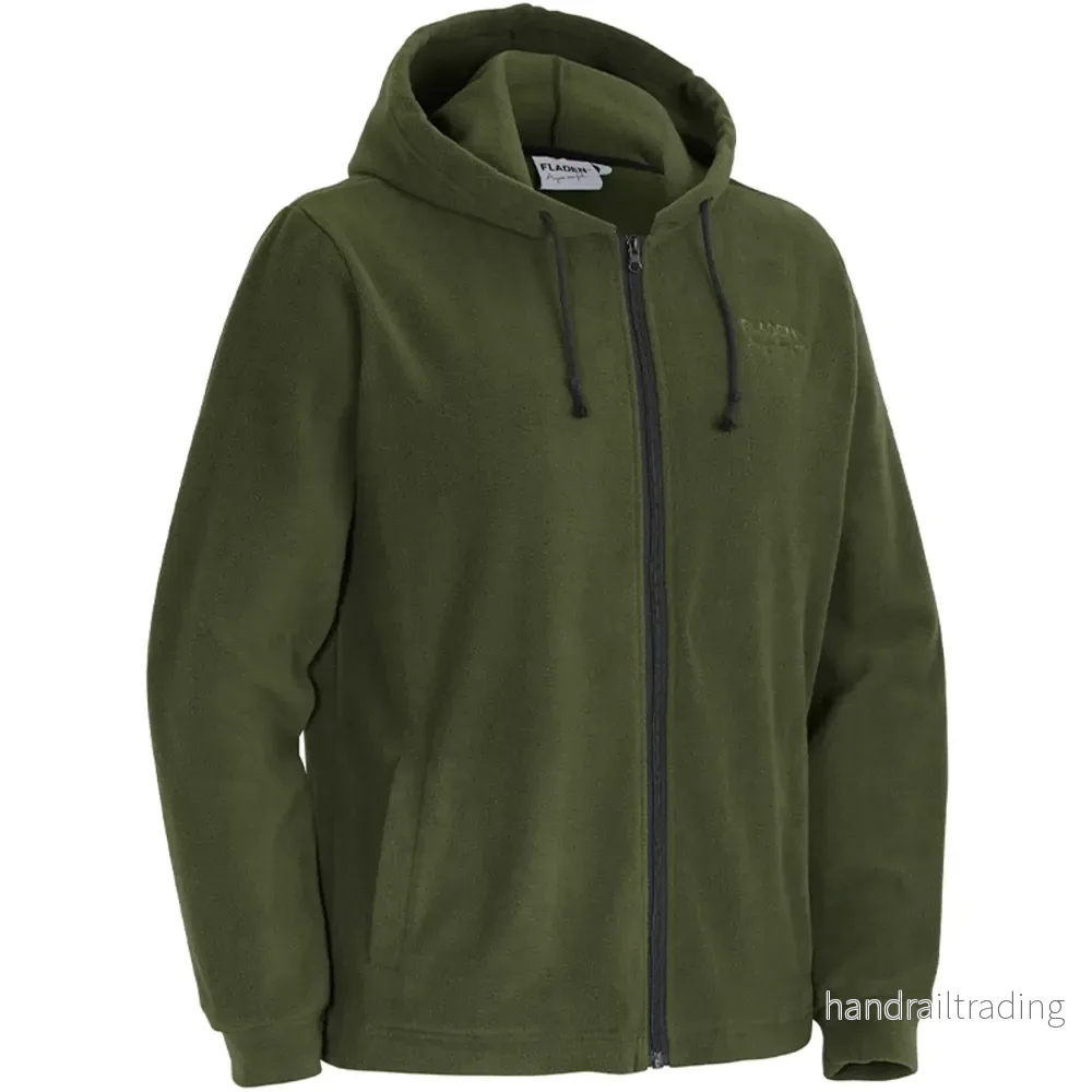 Hoody Fleece jacket dark gren Hoody Fleece jacket dark gren
