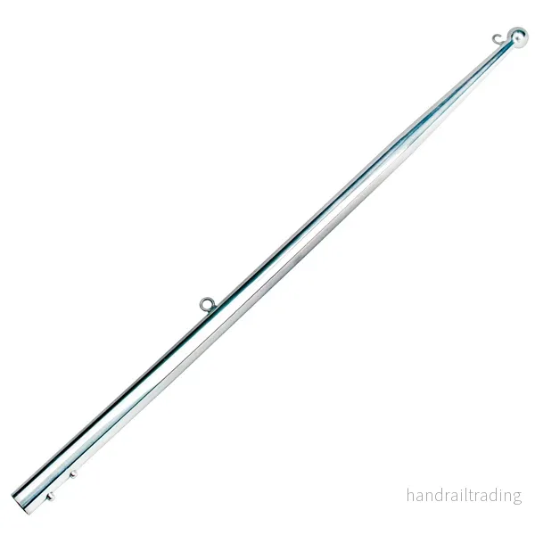 Flaggstång AISI 316 med klickmontering L-600mm Ø20mm