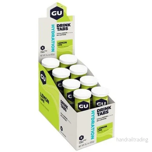 GU Energy Electrolyte flikar Citron Lime (8 x 12 flikar)