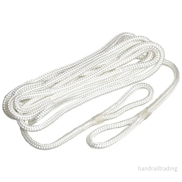 Robline fendertlina flätad 2-pack vit 8mm x 2m
