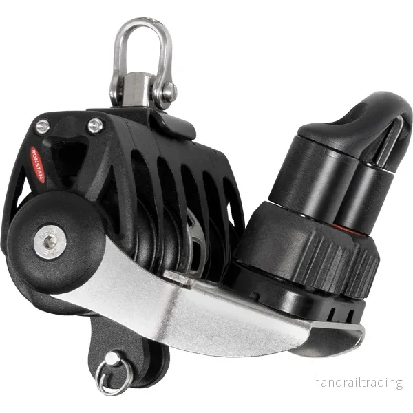 Ronstan Kvint med svirvel hundsvott skotlås serie 40, 9 mm