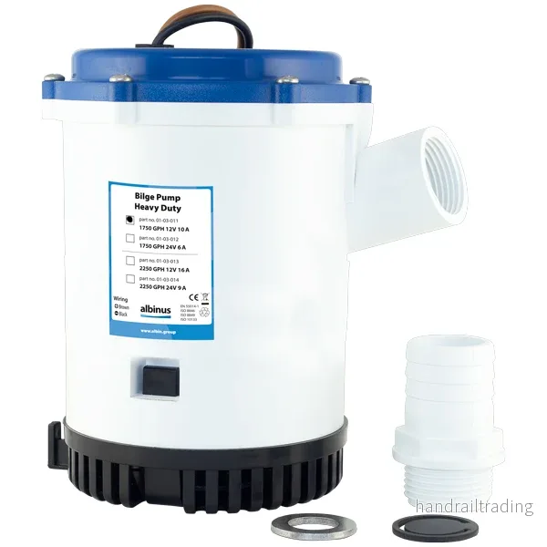 Albin Bilge Pump Heavy Duty 1750 GPH 12V Albin Bilge Pump Heavy Duty 1750 GPH 12V