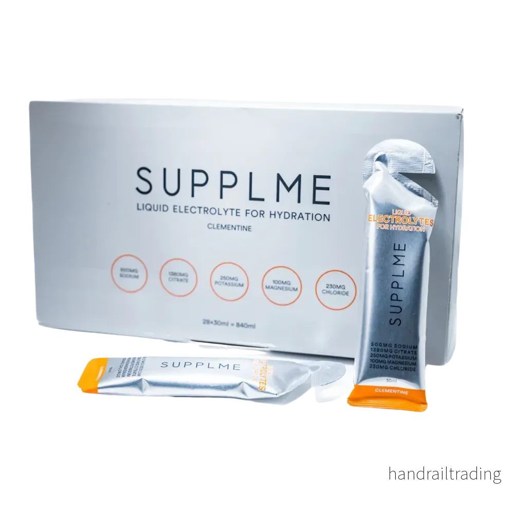 SupplMe Liquid Electrolytes 30 ml (förpackning med 28) SupplMe Liquid Electrolytes 30 ml (förpackning med 28)
