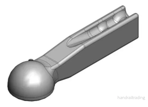 Svetsbar kulhandske K80 med 65×80 från Scharmüller