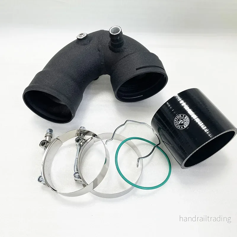 Charge Pipe Boost Pipe Kit For S55 Turbo Downpipe For BMW M2 M3 M4 F80 F82 F83 2015+ Exhaust Header Exhaust Downpipe - Bild 2