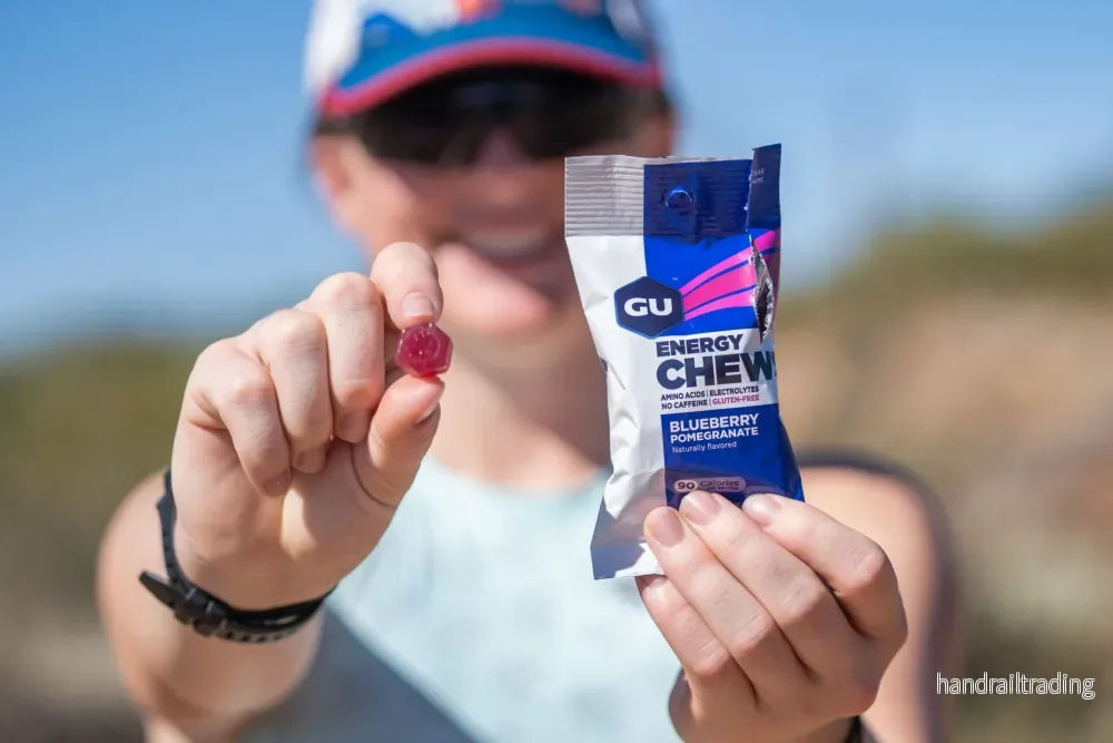 GU Energy Chews Blue Pom 60 g (12 x 60 g) Kort datum - Bild 3