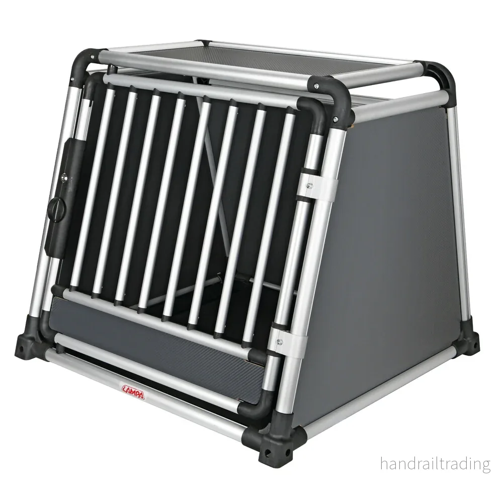 Premium hundbur i aluminium för personbil – Typ 5 – 75 × 75 × H 66 cm - Bild 2