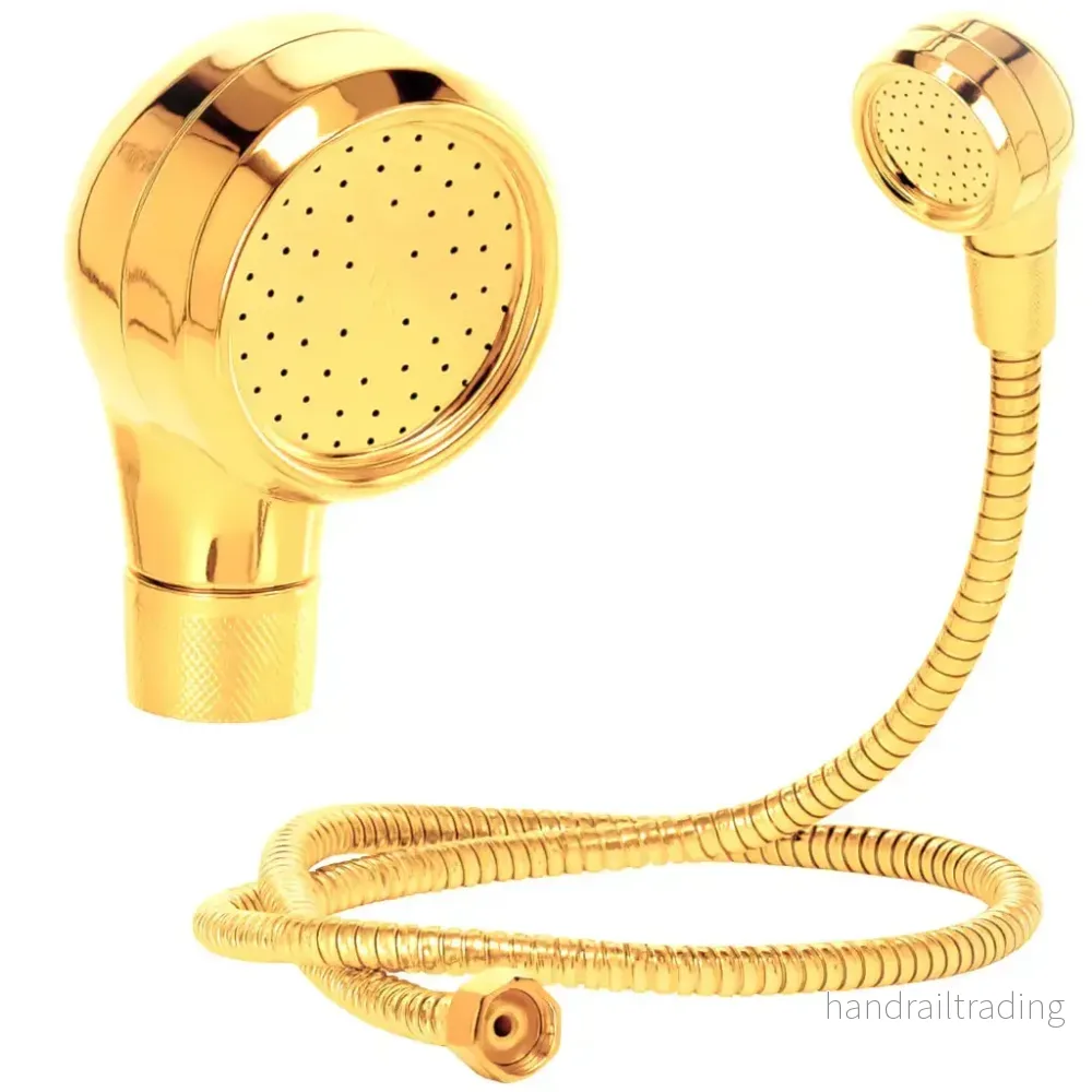 Universellt Guld Duschhandtag för Frisörtvätt