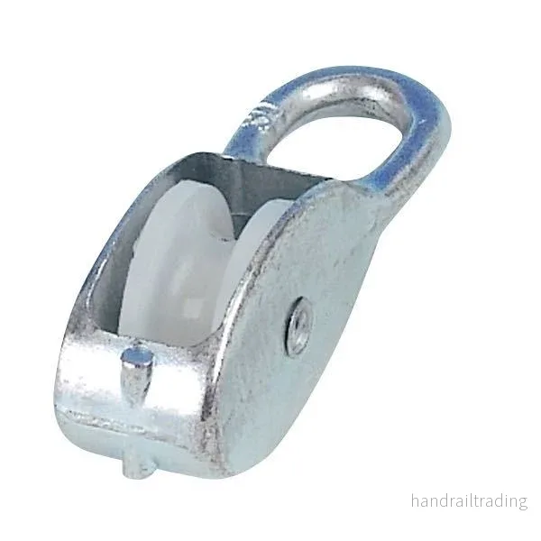 1852 Aluminiumblock enkelt 30 mm för 8 mm lina 1852 Aluminiumblock enkelt 30 mm för 8 mm lina