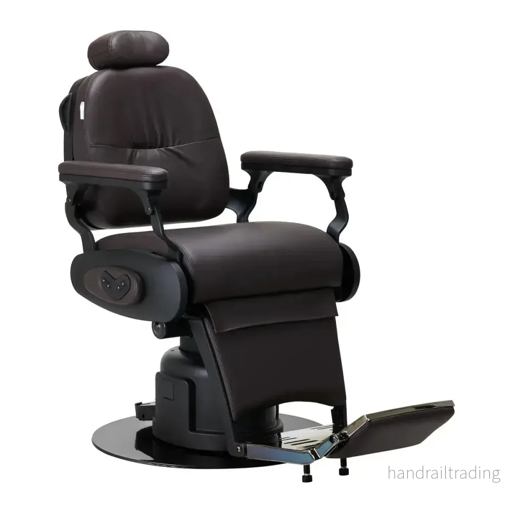 Duke Electric Barber Chair Brown