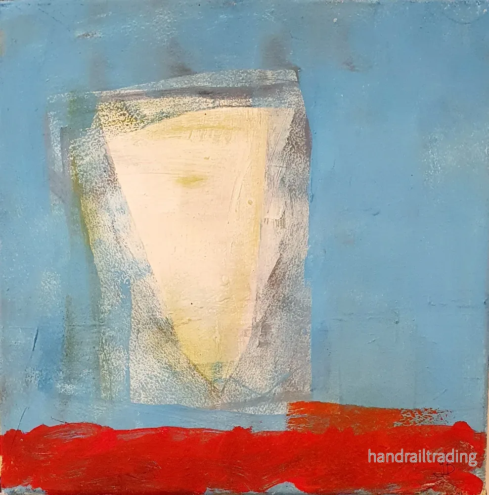 Inga Björstedt - Röda havet, oil tempera on canvas
