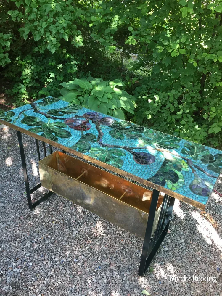 Mosaic champagne table