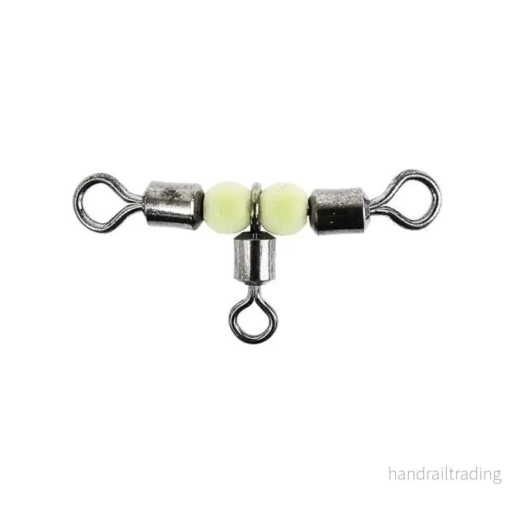 Crossline rolling swivel with pearl beads