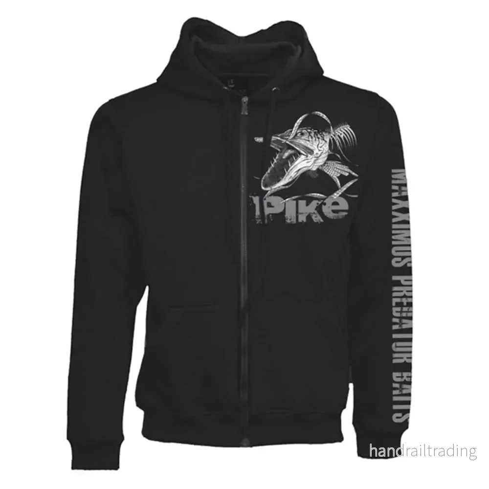 Hoody jacket svart S, Angry skeleton pike Hoody jacket svart S, Angry skeleton pike
