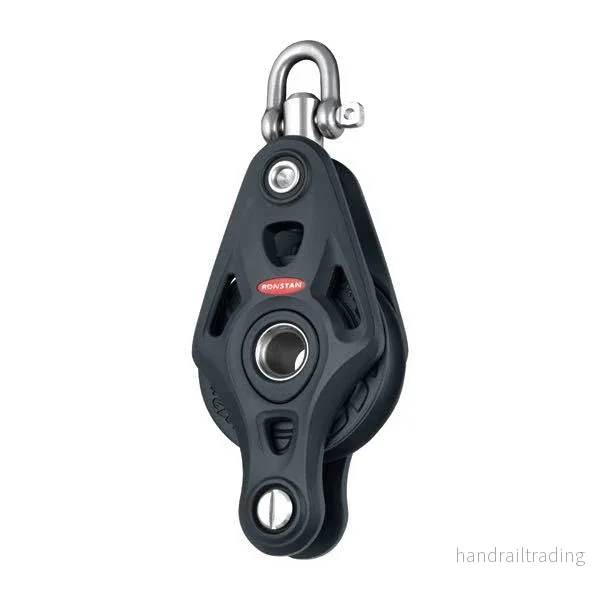 Ronstan Enkelblock med swivel och hundsvott serie 75 core