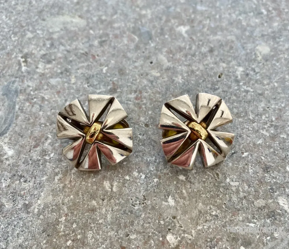 Regitze Overgaard – Ear rings, silver and 18k gold Regitze Overgaard – Ear rings, silver and 18k gold