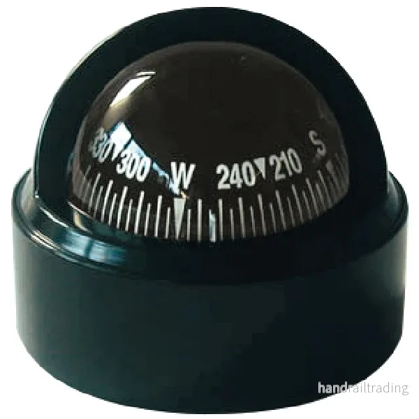 Riviera kompass STELLA BS1 65mm - svart med svart ros