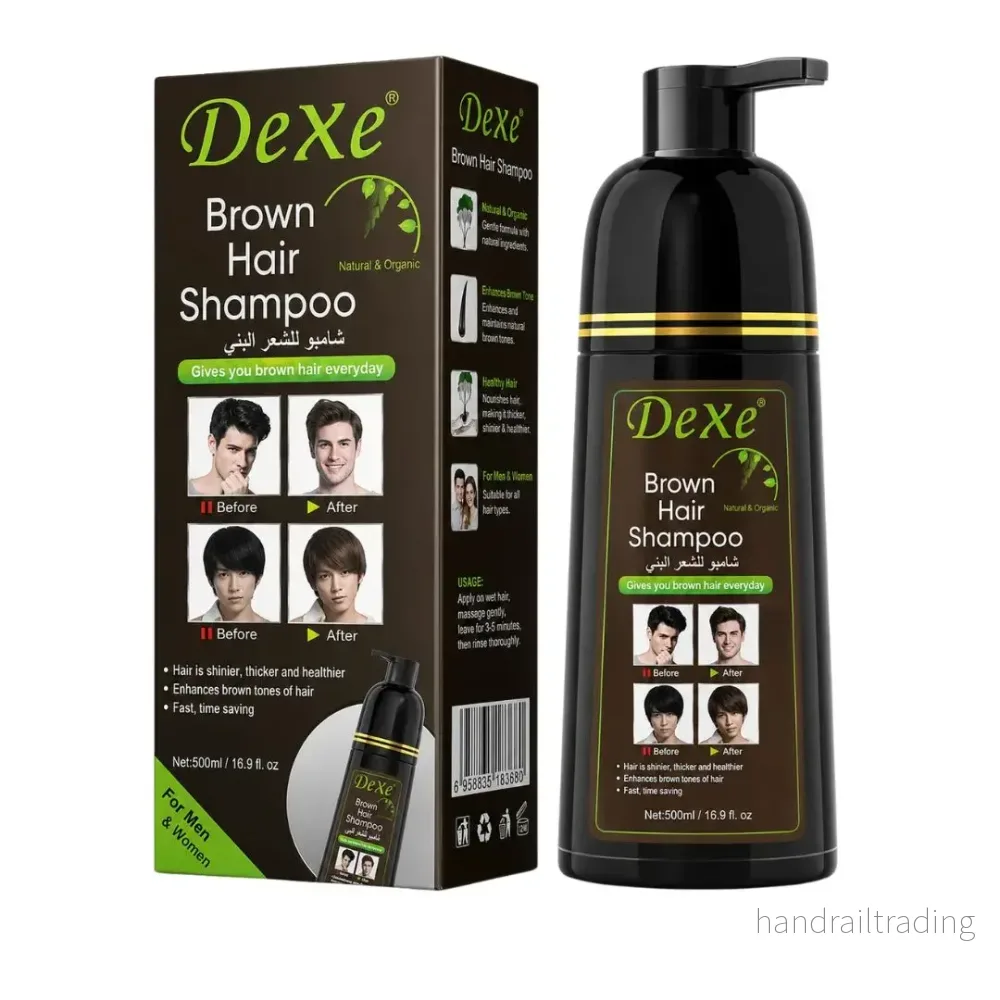 Dexe brown hair shampoo – färgschampo 500 ml