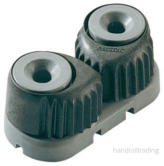 Ronstan Liten cleat, grå 2-8 mm linja