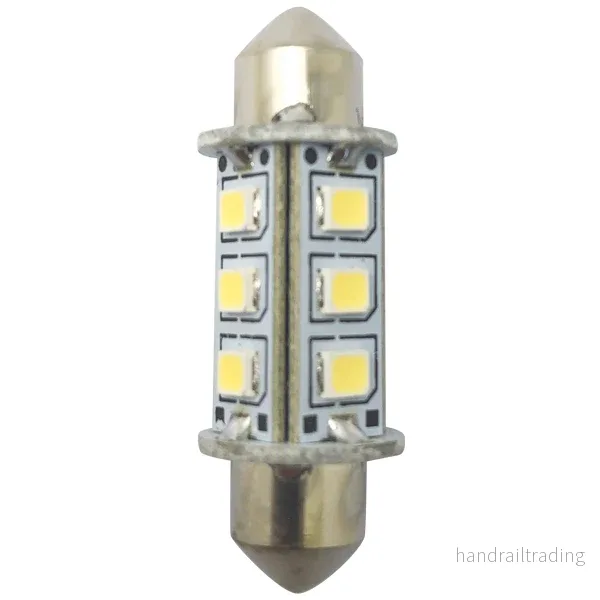 1852 LED-lantern pinol/spollampa 37mm 10-36V 1,2/10W 6000K – 2 st.