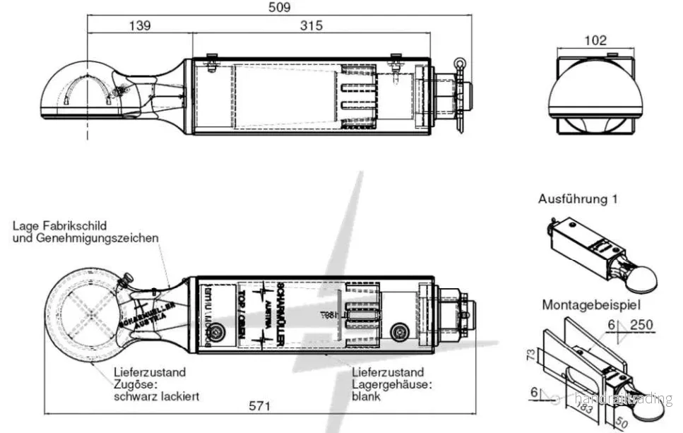 K80 kulhandske med svetsbart lagerhus från Scharmüller - Bild 2