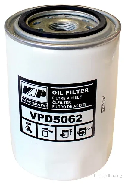 Oljefilter MF, Case IH, Valmet/Valtra. REF: VPD5062 (BUTIK 27)