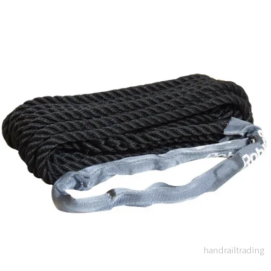 Robline förtöjning, öga m webbing, 3-slagen Navy 16mm 10 m Robline förtöjning, öga m webbing, 3-slagen Navy 16mm 10 m