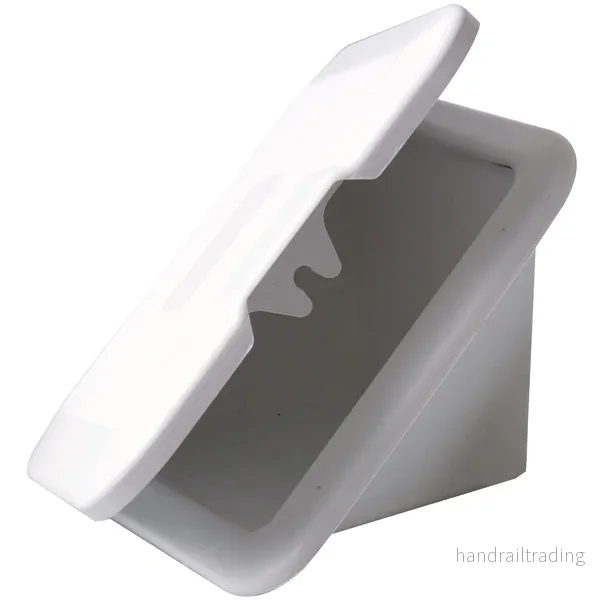 Monteringsbox m lock vit till däcksförskruvning 145x191mm